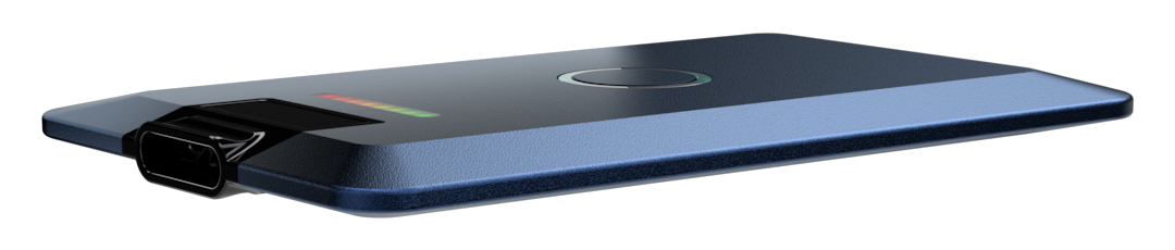Zepto vaporizer resting on its wireless charging platform